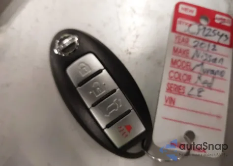 2012 Nissan Murano Le from USA, damaged, VIN JN8AZ1MW9CW215767